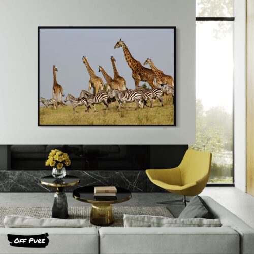 tableau-girafes
