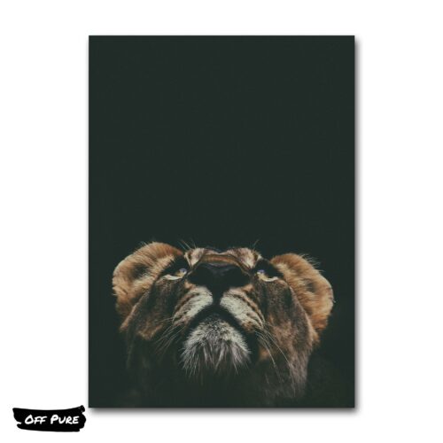 tableau-deco-lion-poster