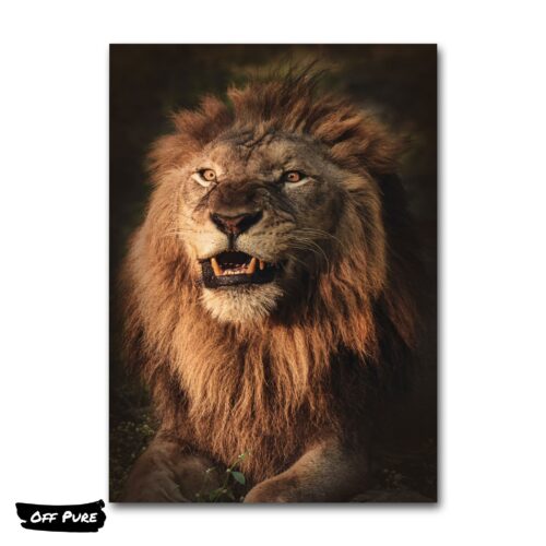 lion-toile-poster