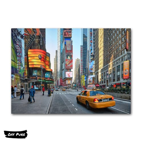 tableau-taxi-jaune-new-york-poster