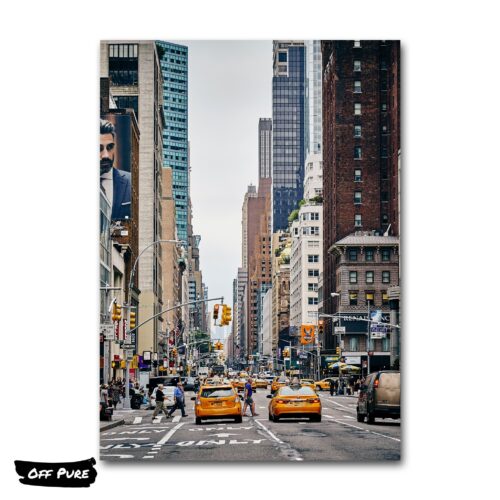 cadre-taxi-new-york-poster