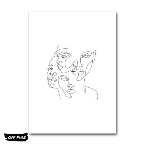 tableau-minimaliste-femme-poster