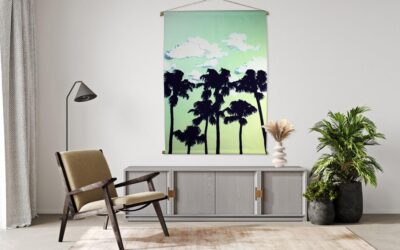 Le textile dans l’art mural : quand les tissus deviennent œuvre