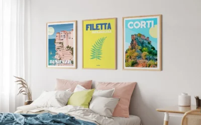 Comment habiller un mur vide avec une belle affiche de paysage
